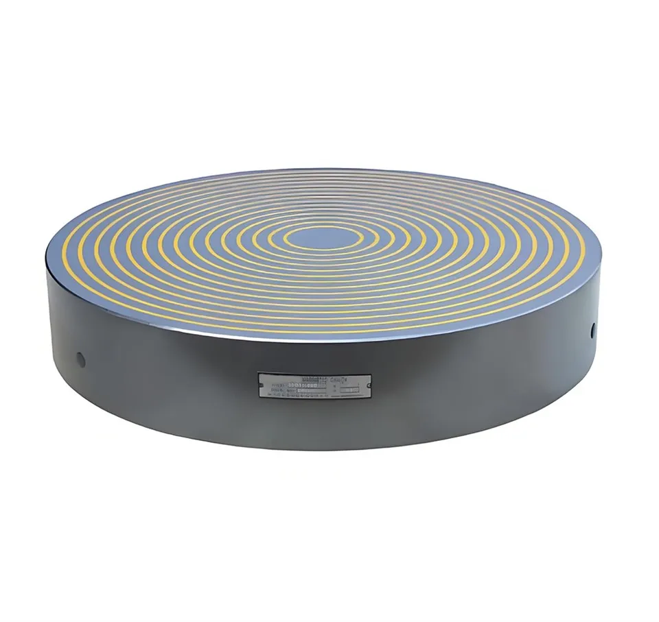 Mandrina electromagnetica rotunda cu poli concentrici